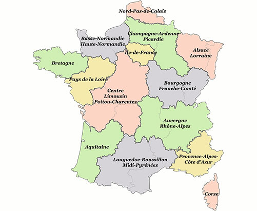 Carte des villes desservies en Île-de-France